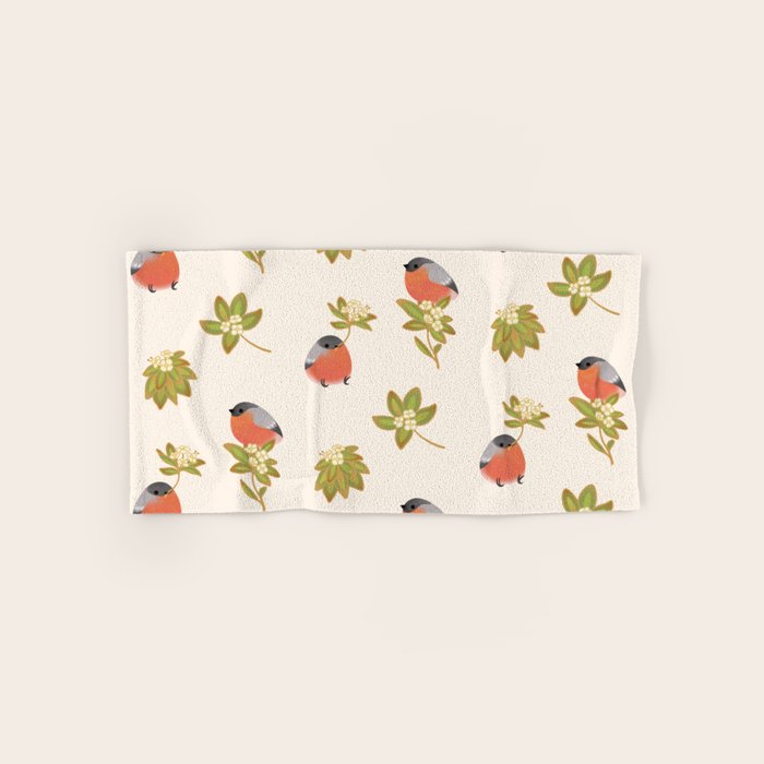 Eurasian bullfinch 2 Bath Towel Gallery Image 1