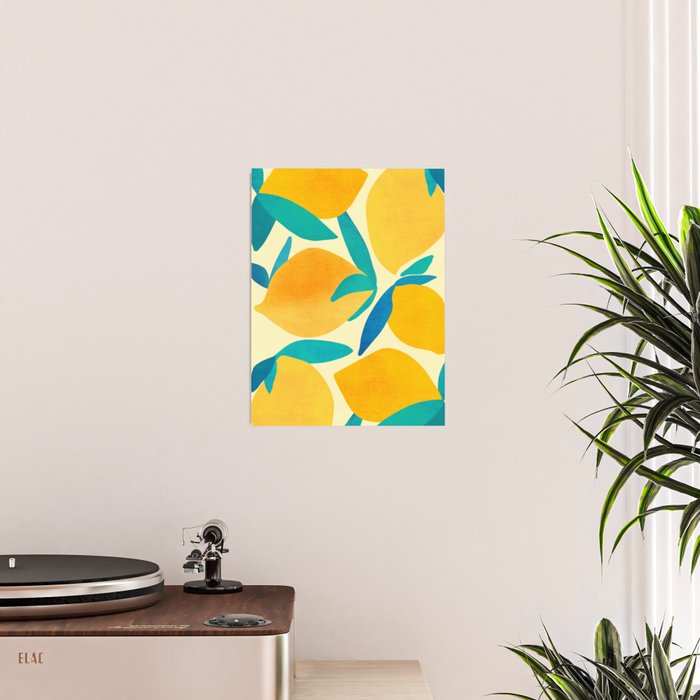 Mangoes - Tropical Fruit Illustration Poster Gallery Image 2