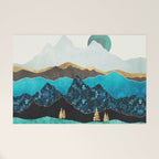 Teal Afternoon Welcome Mat Gallery Image 1