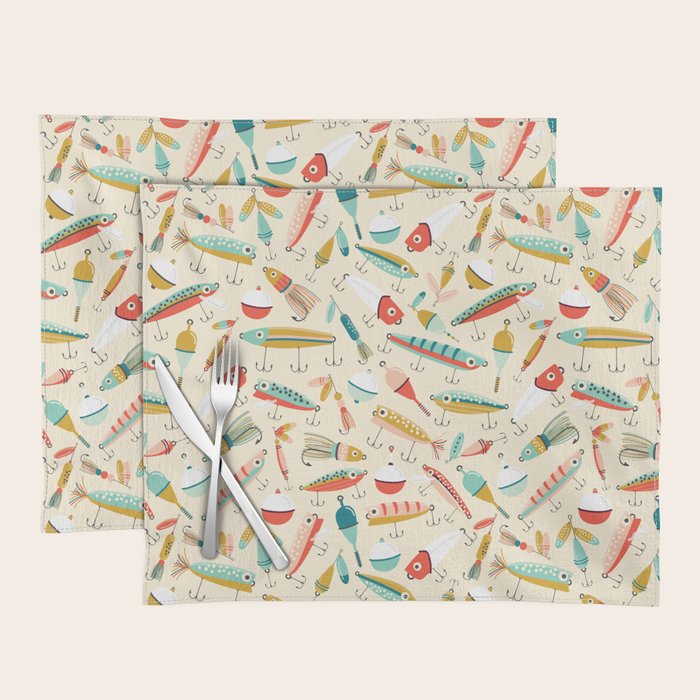 Fishing Lures Placemat Gallery Image 1