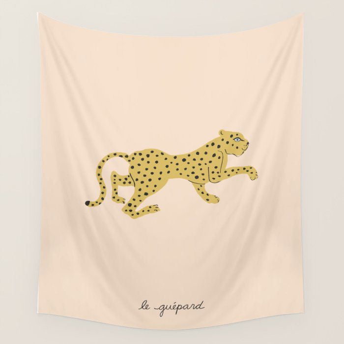 le guépard Wall Tapestry Gallery Image 1
