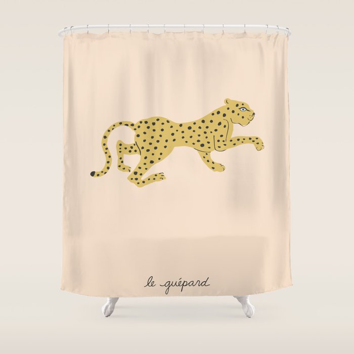 le guépard Shower Curtain Gallery Image 1