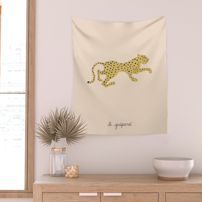 le guépard Wall Tapestry Gallery Image 2