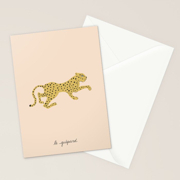 le guépard Stationery Card Gallery Image 2