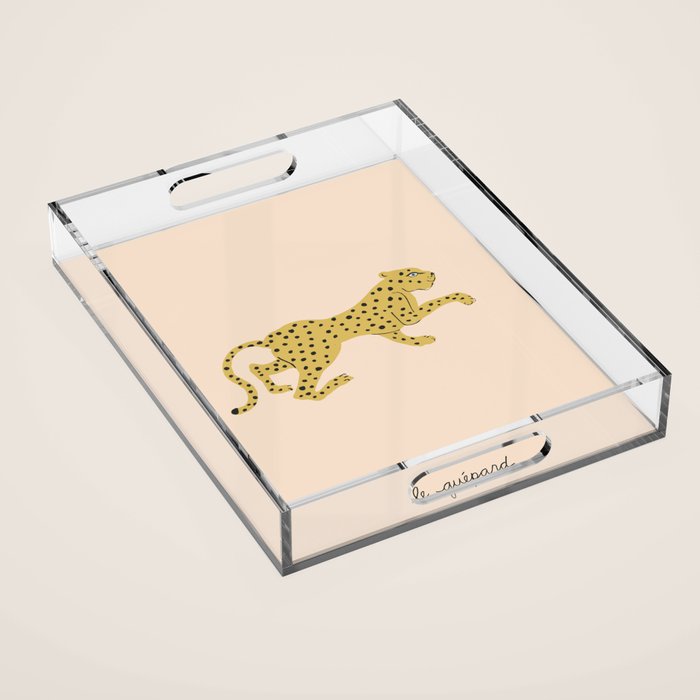 le guépard Acrylic Tray Gallery Image 1