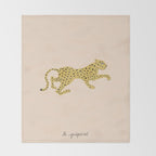 le guépard Throw Blanket Gallery Image 2
