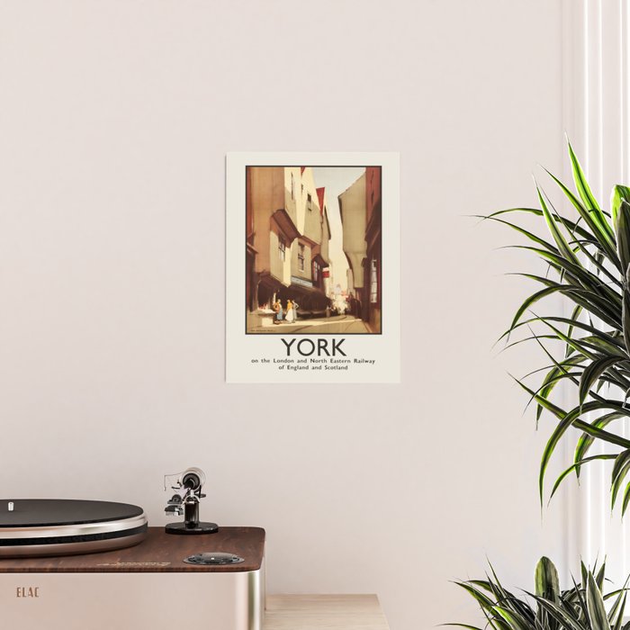 Antique Travel Poster York, England, 1920s Poster Gallery Image 2