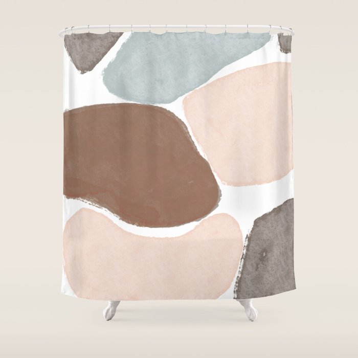 Soft Sediments Shower Curtain Gallery Image 1