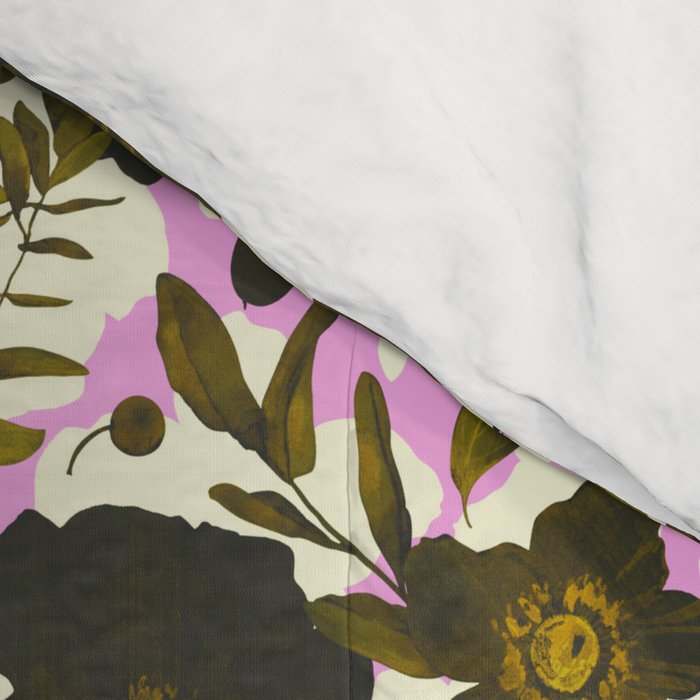 Illuminated garden silhouette Comforter Gallery Image 4