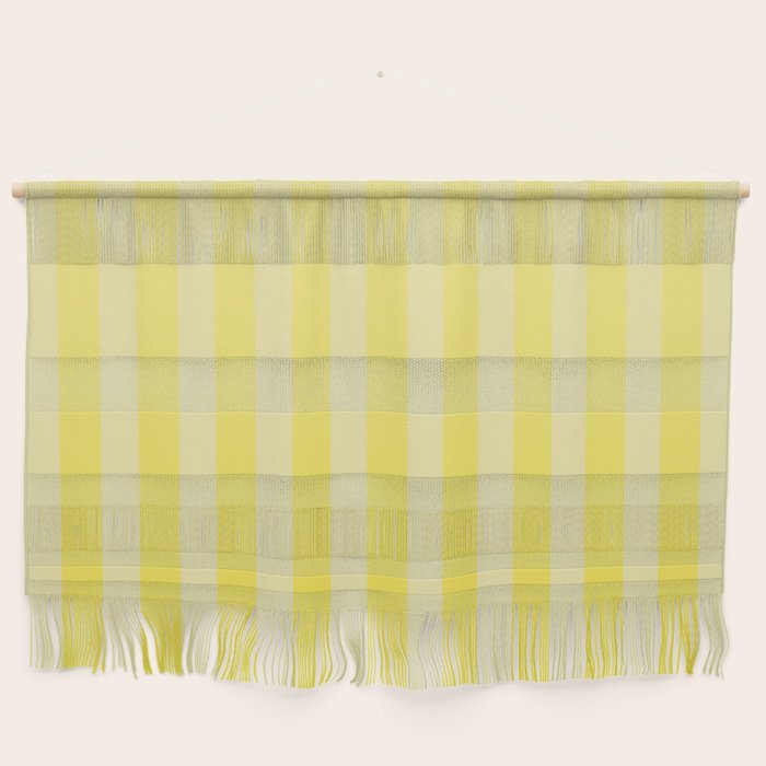 Dreamy Future Stripes Yellow Gradient Ombre Pattern Wall Hanging Gallery Image 1