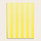 Dreamy Future Stripes Yellow Gradient Ombre Pattern Notebook Gallery Image 4