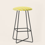 Dreamy Future Stripes Yellow Gradient Ombre Pattern Stool Gallery Image 1