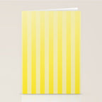 Dreamy Future Stripes Yellow Gradient Ombre Pattern Stationery Card Gallery Image 2