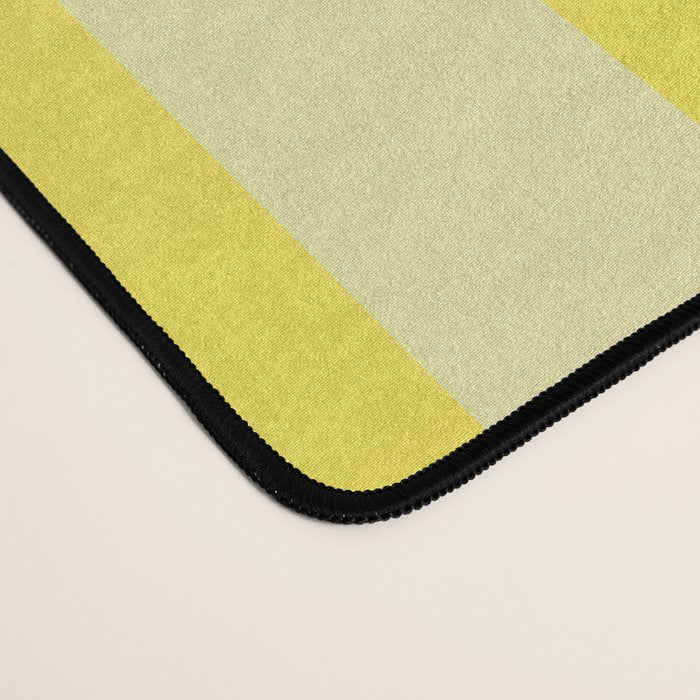 Dreamy Future Stripes Yellow Gradient Ombre Pattern Desk Mat Gallery Image 4