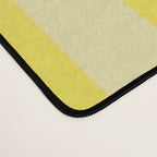 Dreamy Future Stripes Yellow Gradient Ombre Pattern Desk Mat Gallery Image 4