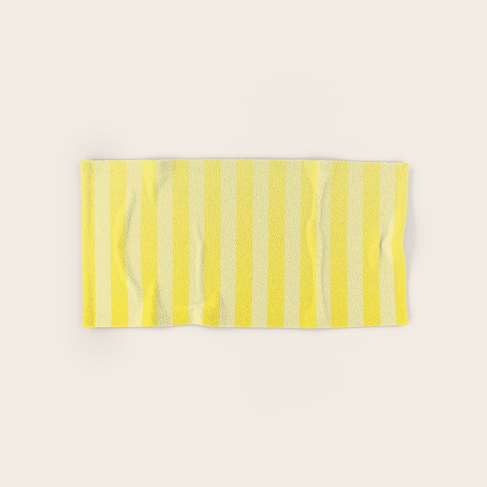 Dreamy Future Stripes Yellow Gradient Ombre Pattern Bath Towel Gallery Image 1