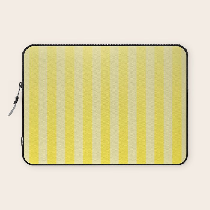 Dreamy Future Stripes Yellow Gradient Ombre Pattern Laptop Sleeve Gallery Image 1