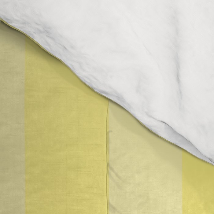 Dreamy Future Stripes Yellow Gradient Ombre Pattern Comforter Gallery Image 4