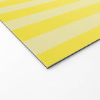 Dreamy Future Stripes Yellow Gradient Ombre Pattern Welcome Mat Gallery Image 2