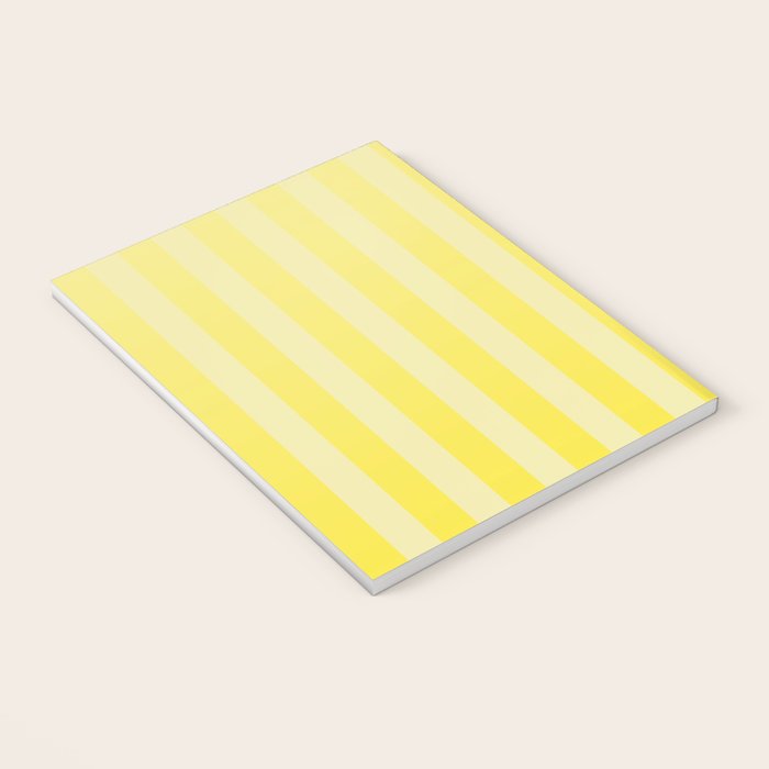 Dreamy Future Stripes Yellow Gradient Ombre Pattern Notebook Gallery Image 3
