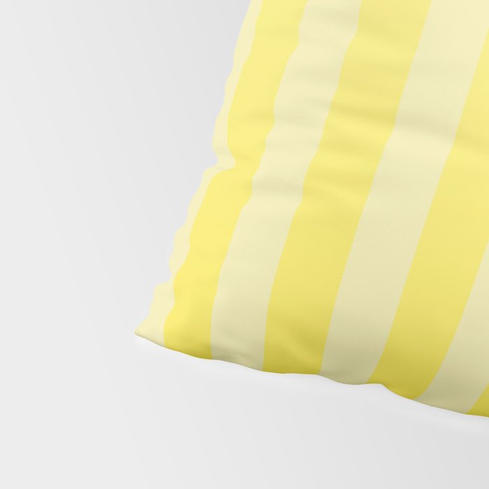 Dreamy Future Stripes Yellow Gradient Ombre Pattern Pillow Sham Gallery Image 4