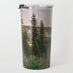 Mount Rainier Wildflower Adventure VII - Pacific Northwest Mountain Forest Wanderlust Travel Mug Gallery Image 3
