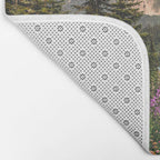 Mount Rainier Wildflower Adventure VII - Pacific Northwest Mountain Forest Wanderlust Bath Mat Gallery Image 2