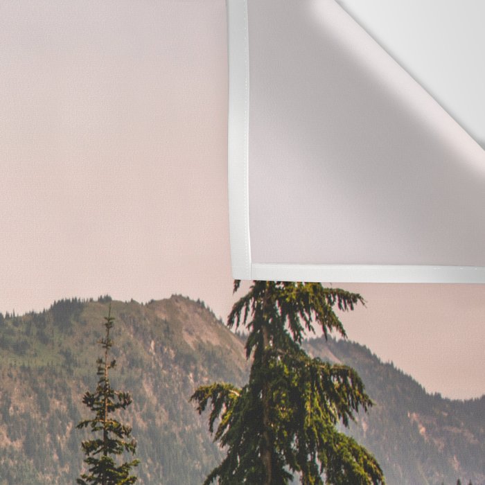 Mount Rainier Wildflower Adventure VII - Pacific Northwest Mountain Forest Wanderlust Wall Tapestry Gallery Image 3