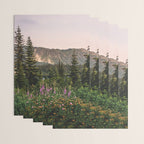 Mount Rainier Wildflower Adventure VII - Pacific Northwest Mountain Forest Wanderlust Wrapping Paper Gallery Image 3