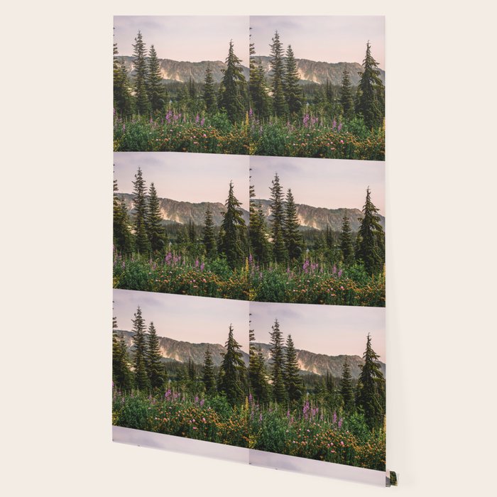 Mount Rainier Wildflower Adventure VII - Pacific Northwest Mountain Forest Wanderlust Wallpaper Gallery Image 2