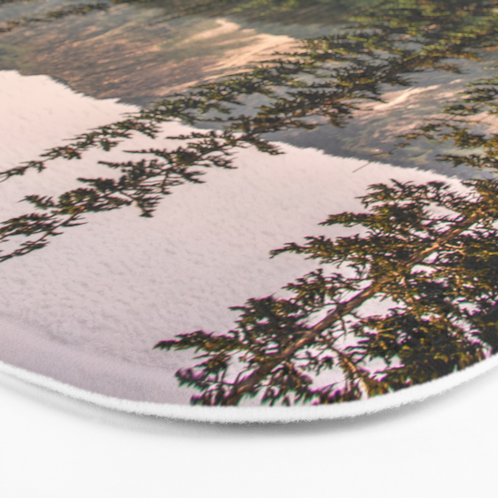 Mount Rainier Wildflower Adventure VII - Pacific Northwest Mountain Forest Wanderlust Bath Mat Gallery Image 3