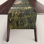 Mount Rainier Wildflower Adventure VII - Pacific Northwest Mountain Forest Wanderlust Table Runner Gallery Image 1