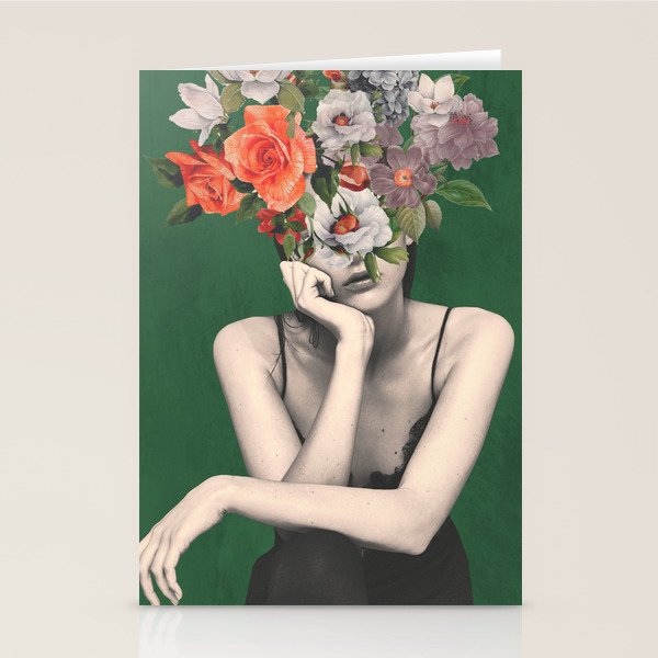 natural beauty-collage 3/5 Stationery Card Gallery Image 2