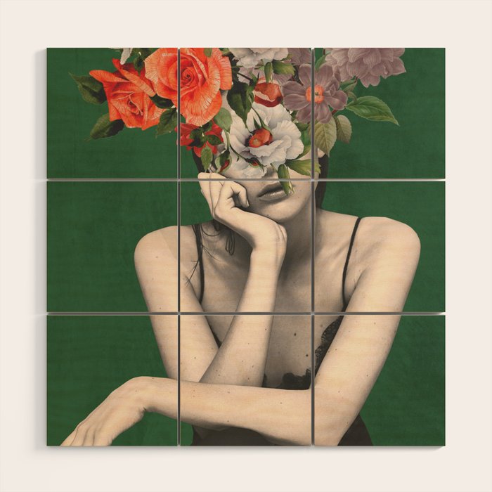 natural beauty-collage 3/5 Wood Wall Art Gallery Image 1