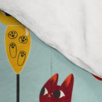 Feline Wine - Cats in Wine Glasses Comforter Gallery Image 4