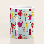 Feline Wine - Cats in Wine Glasses Coffee Mug Gallery Image 4
