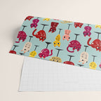 Feline Wine - Cats in Wine Glasses Wrapping Paper Gallery Image 2