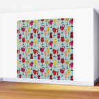 Feline Wine - Cats in Wine Glasses Wall Mural Gallery Image 2