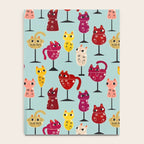 Feline Wine - Cats in Wine Glasses Notebook Gallery Image 4