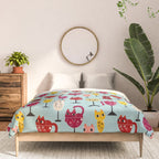 Feline Wine - Cats in Wine Glasses Comforter Gallery Image 3