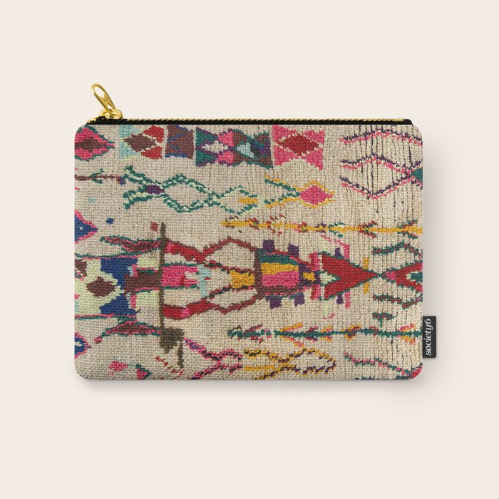 Moroccan Carpet Artwork Carry All Pouch Gallery Image 1