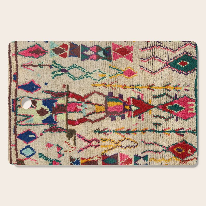 Moroccan Carpet Artwork Cutting Board Gallery Image 1