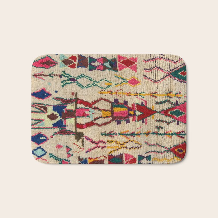 Moroccan Carpet Artwork Bath Mat Gallery Image 1
