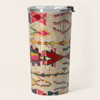 Moroccan Carpet Artwork Travel Mug Gallery Image 2