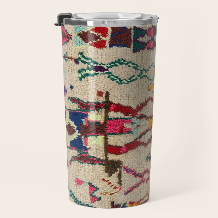 Moroccan Carpet Artwork Travel Mug Gallery Image 3