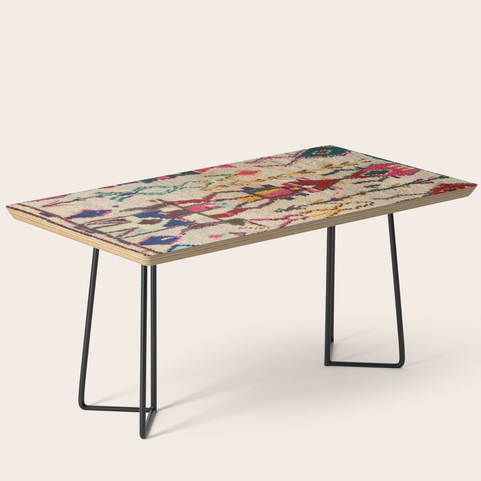 Moroccan Carpet Artwork Coffee Table Gallery Image 1