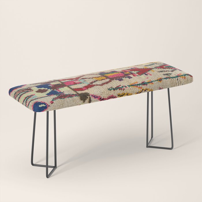 Moroccan Carpet Artwork Bench Gallery Image 1