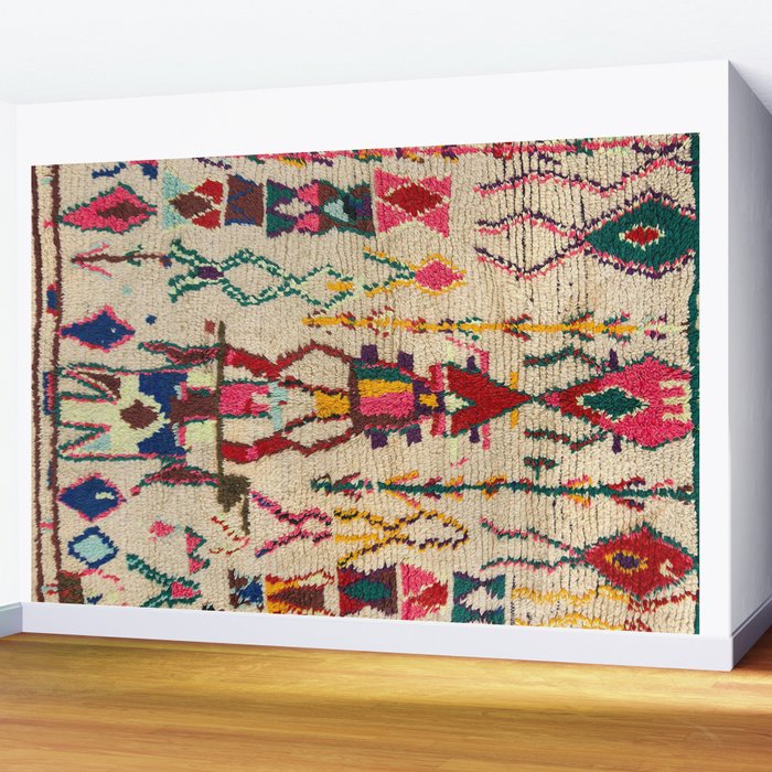Moroccan Carpet Artwork Wall Mural Gallery Image 2
