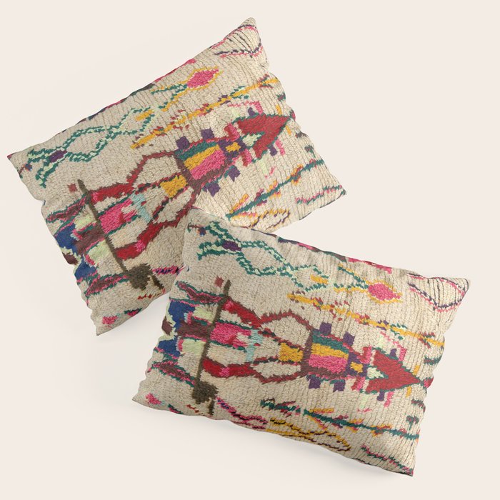Moroccan Carpet Artwork Pillow Sham Gallery Image 3