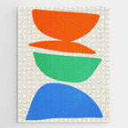 Stacked Stones: Mid Century Abstraction Jigsaw Puzzle Gallery Image 1
